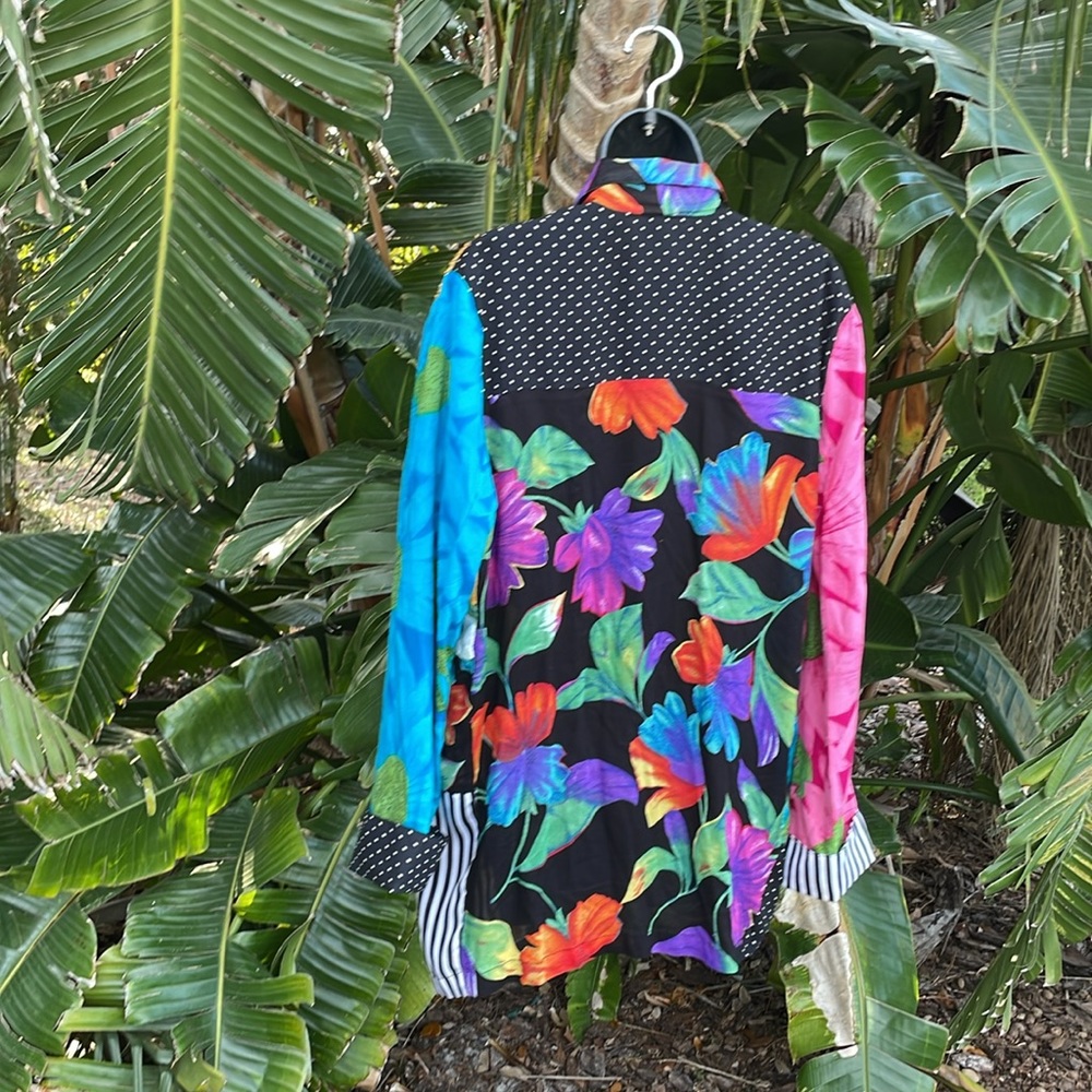 Faith patchwork sequin bohemian jacket - Picture 6 of 9